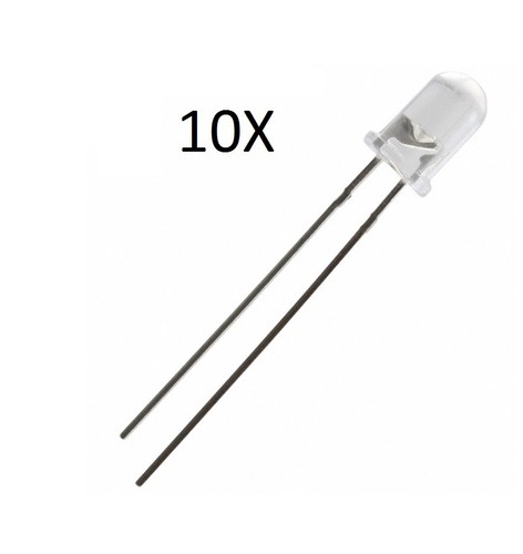 10x led 5mm infrarot - 10x, infrarot-emitter