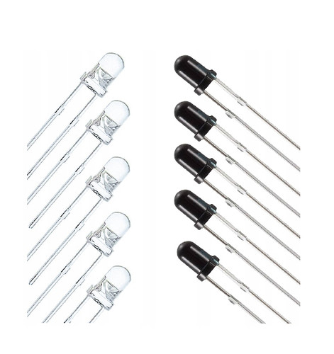 Paar led 5mm 940nm - paar,