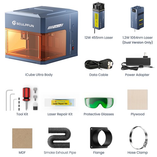 Sculpfun ultra dual mini - dual,
