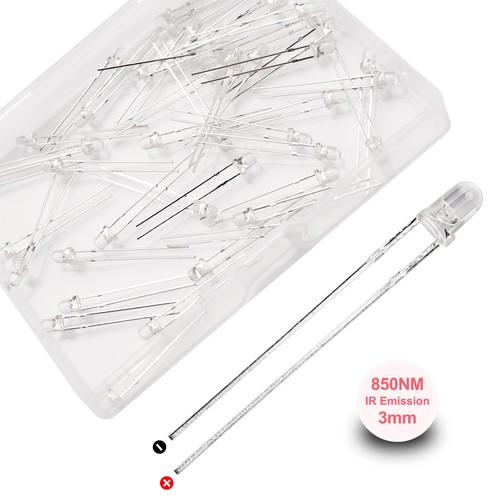 Stücke 3mm 850nm led - 40,