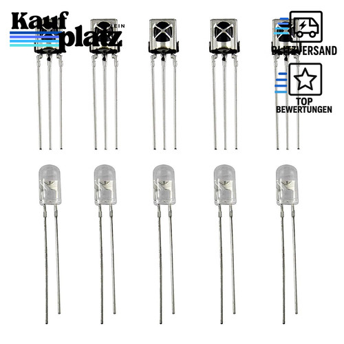 Infrarotdiode led paar ir - infrarotdiode, 5